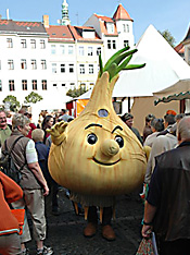 The “Little Onion” – Zittau’s mascot (AP) 